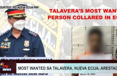 NUEVA ECIJA | Most wanted sa Talavera, Nueva Ecija, arestado | CLTV News Clip