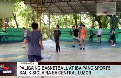 CENTRAL LUZON | Paliga ng Basketball, iba pang sports, balik-sigla na sa Central Luzon | CLTV News Clip