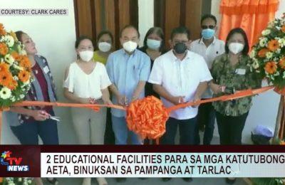 PAMPANGA/TARLAC | 2 educational facilities para sa mga Katutubong Aeta, binuksan sa Pampanga at Tarlac | CLTV News Clip