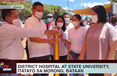 BATAAN | District Hospital at State University, itatayo sa Morong, Bataan