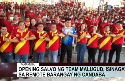 Opening salvo ng Team Malugud, isinagawa sa remote barangay ng Candaba