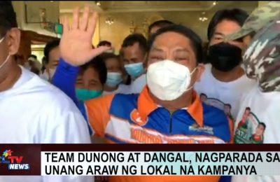 PAMPANGA | Team dunong at dangal, nagparada sa unang araw ng lokal na kampanya