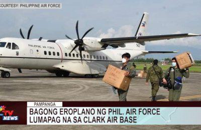 Bagong eroplano ng Phil. Air Force lumapag na sa Clark Air Base