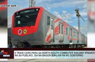 8 train cars para sa North-South Commuter Railway ipinakita na sa publiko, 304 na bagon bibilhin pa ng gobyerno | CLTV News Clip