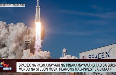 SPACEX na pagmamay-ari ng pinakamayamang tao sa buong mundo na si Elon Musk,planong mag-invest sa Bataan