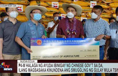 NUEVA ECIJA | ₱4-M halaga ng ayuda ibinigay ng Chinese Gov’t sa DA, ilang magsasaka kinundena ang smuggling ng gulay mula Tsina