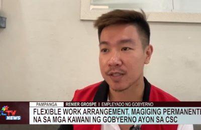 Flexible work arrangement, magiging permanente na sa mga kawani ng gobyerno ayon sa CSC