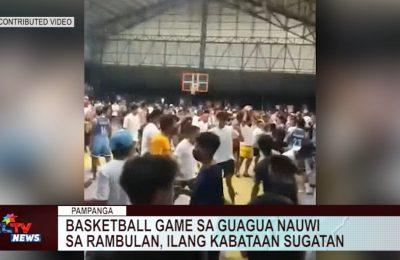 PAMPANGA | Basketball game sa Guagua nauwi sa rambolan, ilang kabataan sugatan