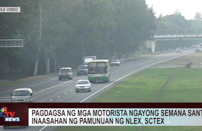 Pagdagsa ng mga motorista ngayong Semana Santa inaasahan ng pamunuan ng NLEX, SCTEX