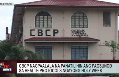 CBCP nagpaalala na panatilihin ang pagsunod sa health protocols ngayong Holy Week