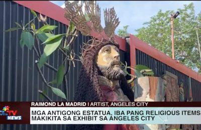 Mga antigong estatua, iba pang religious items, makikita sa exhibit sa Angeles City