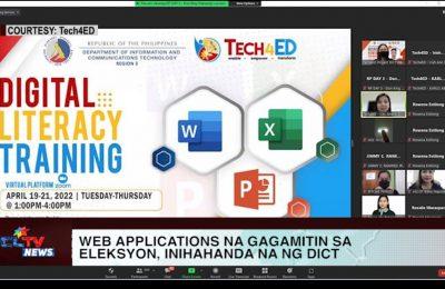 Web applications na gagamitin sa eleksyon, inihahanda na ng DICT