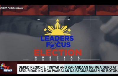 DEPED Region 3, tiniyak ang kahandaan ng mga guro at seguridad ng mga paaralan na pagdarausan ng botohan