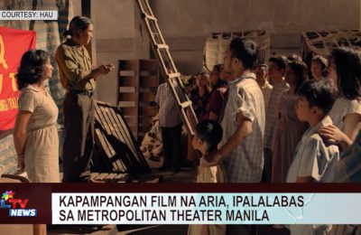 Kapampangan film na “Aria”, ipalalabas sa sa Metropolitan Theater Manila