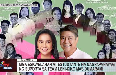 Mga eskwelahan at estudyante na nagpapahayag ng suporta sa Team Leni-Kiko mas dumarami