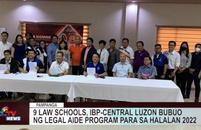 9 law school, IBP-Central Luzon bubuo ng legal aide program para sa Halalan 2022