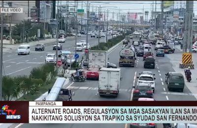 PAMPANGA | Alternate roads, regulasyon sa mga sasakyan ilan sa mga nakikitang solusyon sa trapiko sa syudad San Fernando