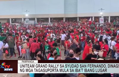 PAMPANGA | Uniteam Grand Rally sa Syudad San Fernando, dinagsa ng mga taga suporta mula sa iba’t ibang lugar