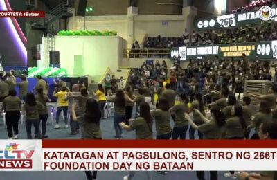 Katatagan at pagsulong, sentro ng 266th Foundation Day ng Bataan