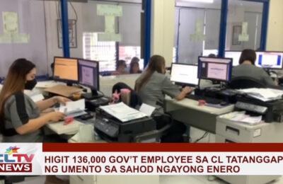 Higit 136,000 gov’t employee sa CL tatanggap ng umento sa sahod ngayong Enero