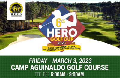 Tee off and be a hero to our heroes’ children in the 6th HERO Golf Cup