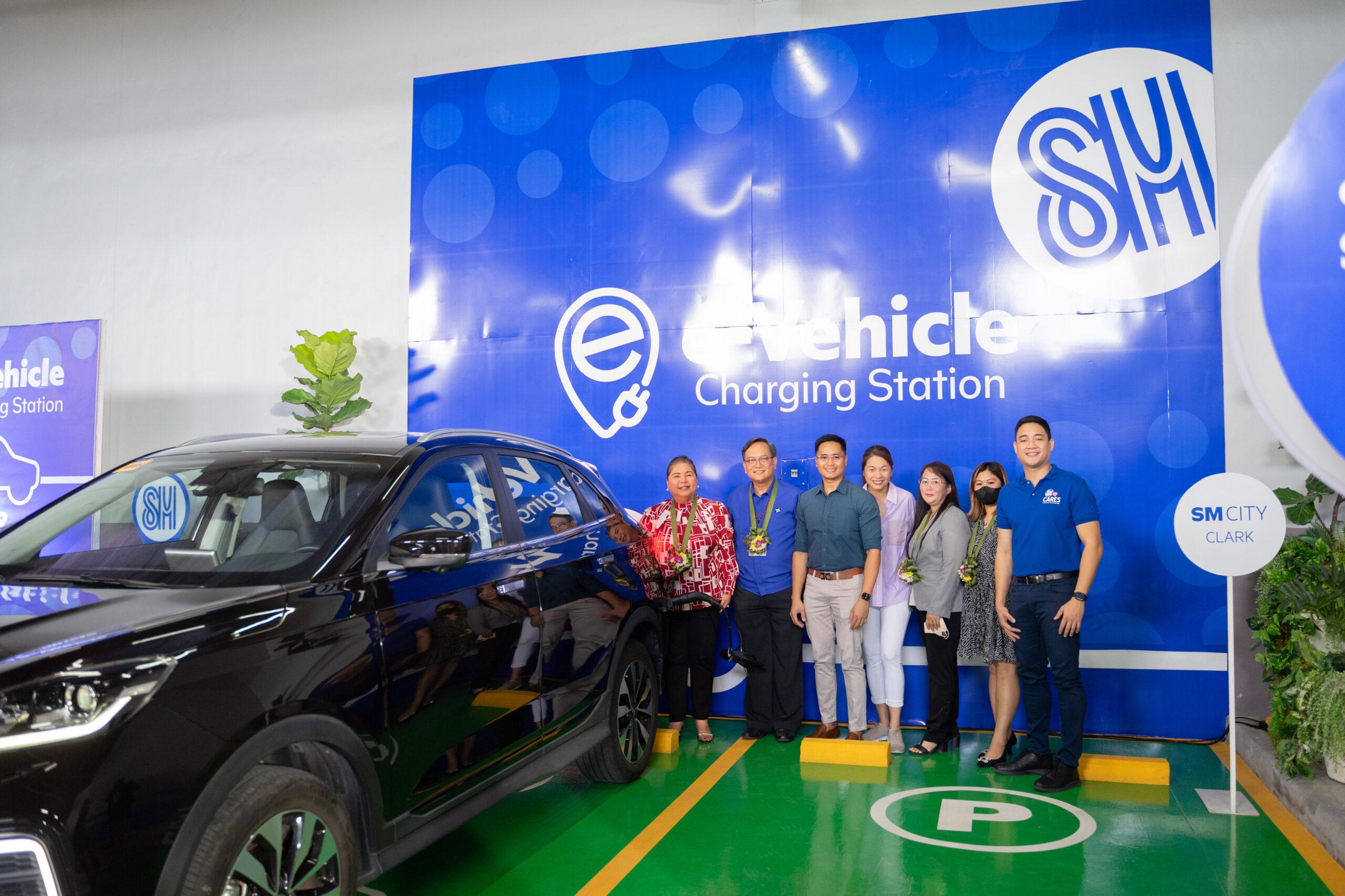 SM City Clark opens EV Charging Stations