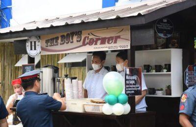 Food kiosk na nagbibigay ng libreng pagkain, binuksan sa loob ng Camp Olivas