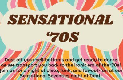 Step into the ’70s: Disco, Funk, and Fun Await at Treat this September 15!