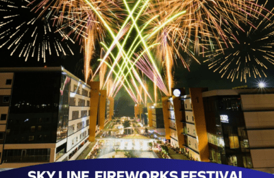 Set the night ablaze with joy and light at the Sky Line Fireworks Festival – December 30 at SM City Clark