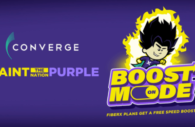 Converge Paints the Philippines Purple with Boosted Fiber Internet Plans  