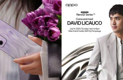 Usher in the all-new OPPO Reno12 Series 5G with Nadine Lustre and David Licauco this weekend