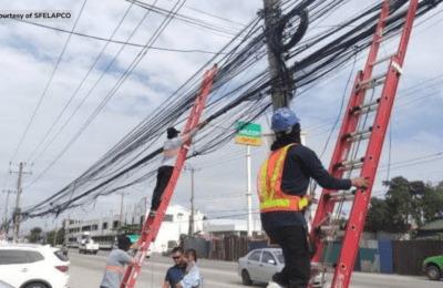 SFELAPCO leads citywide cleanup of hazardous spaghetti wires