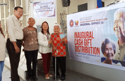 Cash gift distribution para sa mga senior citizen sa CL, sinimulan na 