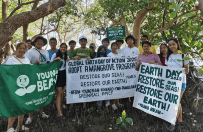 YoungBEAN initiates mangrove planting activity on Easter Sunday