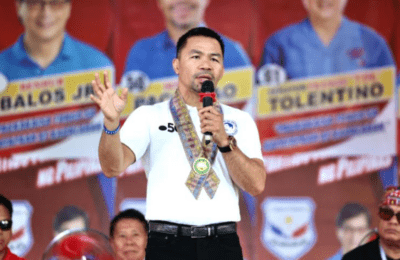 Pacquiao condemns foreign election interference: ‘Fight for the Philippines’ 