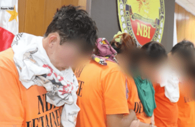 2 Chinese, 3 Pinoy, arestado dahil sa human trafficking; 9 na menor de edad, na-rescue