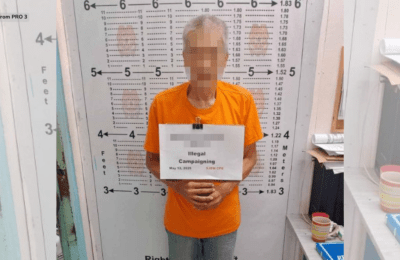 Driver, nasakote dahil sa umano’y pamimigay ng pagkain sa mga botante