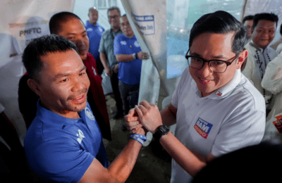 Hindi pulitika, kundi pagkakaisa: Pacquiao at Aquino, nagkita sa Butuan City