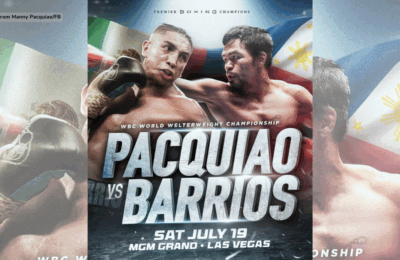 Manny Pacquiao, balik-training na para sa boxing comeback