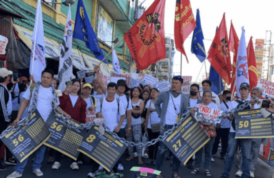 Mga manggagawa, nagkasa ng kilos-protesta sa Angeles City ngayong Labor Day