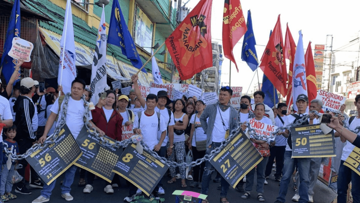 Mga manggagawa, nagkasa ng kilos-protesta sa Angeles City ngayong Labor Day