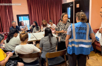 150 Pinoy sa Israel, humihiling ng repatriation; Philippine Embassy sa Iran, naka-high alert