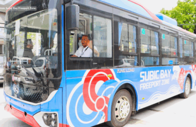 Subic Freeport, maglulunsad ng electric bus service para sa carbon neutrality