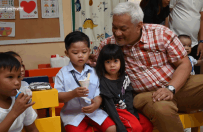 Malunggay ice cream, nutrisyon ang hatid sa daycare students ng Pampanga