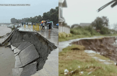 Habagat damages bridge in Tarlac, irrigation canal collapses in Pampanga