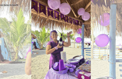 All-purple birthday party ni Mommy Violet, patok sa netizens