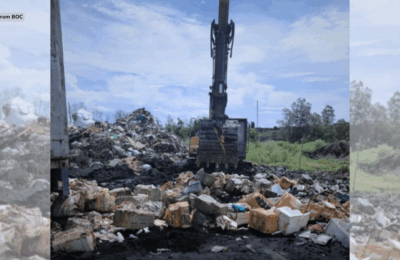 Smuggled agri products, sinira ng Customs sa Subic