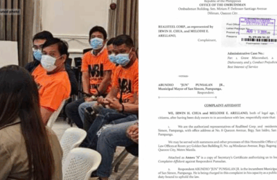 RealSteel Corp., naghain ng reklamo laban kay San Simon Mayor Punsalan