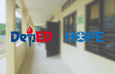 DepEd at HOPE group, magtatayo ng bagong classrooms sa buong bansa