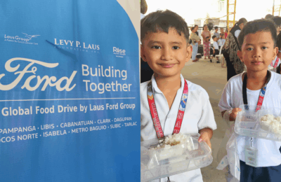 LausGroup of Companies, Ford Group Philippines, and Rise Against Hunger bring first-ever Mobile Kitchen outside Metro Manila to Pampanga through “Ford Building Together”